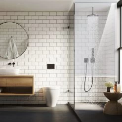 Duschrollo In Transparent - (L)240 X (B)160 Cm -Relaxdays relaxdays duschrollo in transparent l 240 x b 160 cm 4