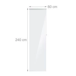 Duschrollo In Transparent - (L)240 X (B)60 Cm -Relaxdays relaxdays duschrollo in transparent l 240 x b 60 cm 3