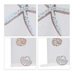 Duschrollo Ocean In Semitransparent - (L)240 X (B)160 Cm -Relaxdays relaxdays duschrollo ocean in semitransparent l 240 x b 160 cm 6