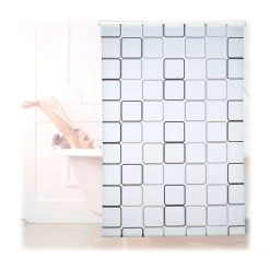 Duschrollo Square In Semitransparent - (L)240 X (B)140 Cm -Relaxdays relaxdays duschrollo square in semitransparent l 240 x b 140 cm 7
