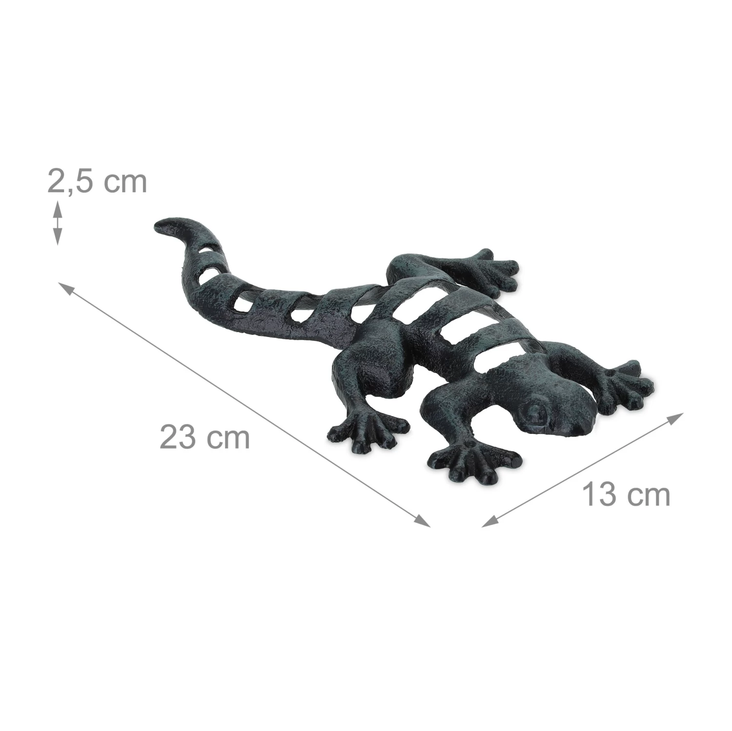 Eidechse Deko In Anthrazit 4 Eidechse Deko In Anthrazit – Bild 4