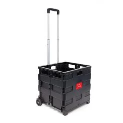 Einkaufstrolley In Schwarz - (B)42 X (H)100 X (T)37 Cm