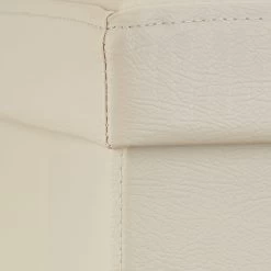 Faltbarer Sitzhocker In Creme - (B)38 X (H)38 X (T)38 Cm -Relaxdays relaxdays faltbarer sitzhocker in creme b 38 x h 38 x t 38 cm 5