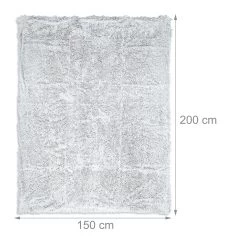 Felldecke In Weiß/ Grau - 150x200 Cm 10 Felldecke In Weiß/ Grau - 150x200 Cm -Relaxdays relaxdays felldecke in weiss grau 150x200 cm 3