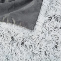 Felldecke In Weiß/ Grau - 150x200 Cm 12 Felldecke In Weiß/ Grau - 150x200 Cm -Relaxdays relaxdays felldecke in weiss grau 150x200 cm 5