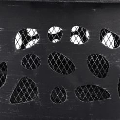 Feuerschale In Schwarz/ Silber - (H)51 X Ø 60 Cm -Relaxdays relaxdays feuerschale in schwarz silber h 51 x o 60 cm 6