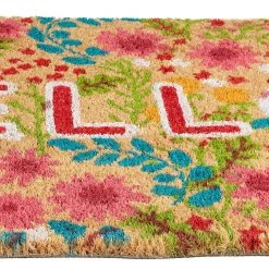 Fußmatte "Hello Blumen" In Bunt - (L)60 X (B)40 Cm 13 Fußmatte "Hello Blumen" In Bunt - (L)60 X (B)40 Cm -Relaxdays relaxdays fussmatte hello blumen in bunt l 60 x b 40 cm 5