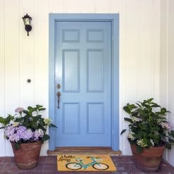 Fußmatte "Hello Spring" In Natur - (L)60 X (B)40 Cm -Relaxdays relaxdays fussmatte hello spring in natur l 60 x b 40 cm 2