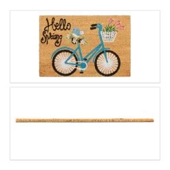 Fußmatte "Hello Spring" In Natur - (L)60 X (B)40 Cm