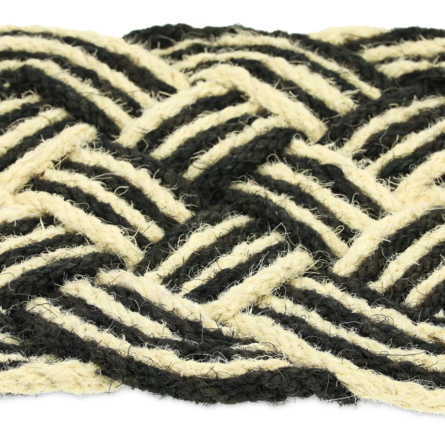 Fußmatte "Kokos" In Schwarz/ Weiß - 75 X 45 Cm 6 Fußmatte "Kokos" In Schwarz/ Weiß - 75 X 45 Cm – Bild 6