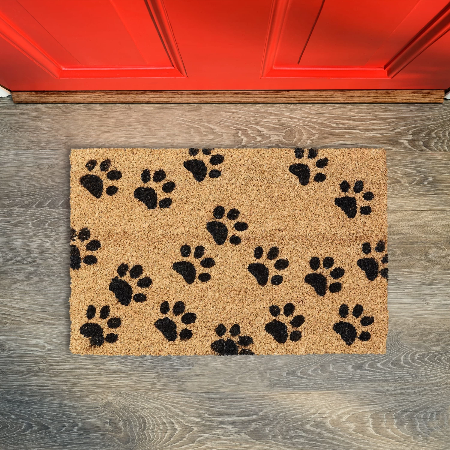 Fußmatte "Pfote" In Natur/ Schwarz - (B)60 X (T)40 Cm 2 Fußmatte "Pfote" In Natur/ Schwarz - (B)60 X (T)40 Cm – Bild 2