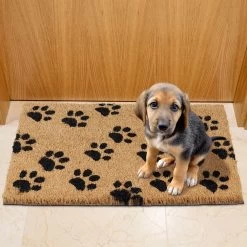 Fußmatte "Pfote" In Natur/ Schwarz - (B)60 X (T)40 Cm 10 Fußmatte "Pfote" In Natur/ Schwarz - (B)60 X (T)40 Cm -Relaxdays relaxdays fussmatte pfote in natur schwarz b 60 x t 40 cm 2