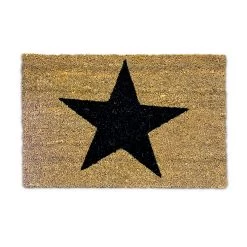 Fußmatte Stern In Braun - (B)60 X (T)40 Cm -Relaxdays relaxdays fussmatte stern in braun b 60 x t 40 cm 5