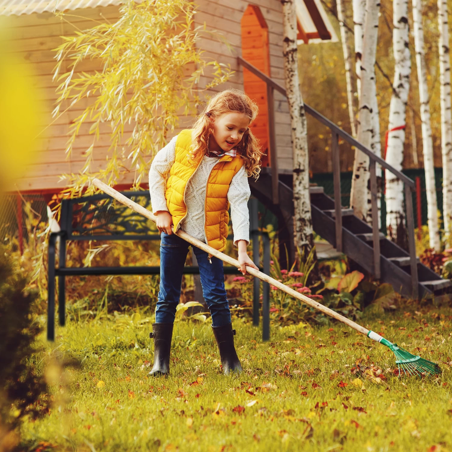 Gartenbank 2 Sitzer In Schwarz 5 Gartenbank 2 Sitzer In Schwarz – Bild 5