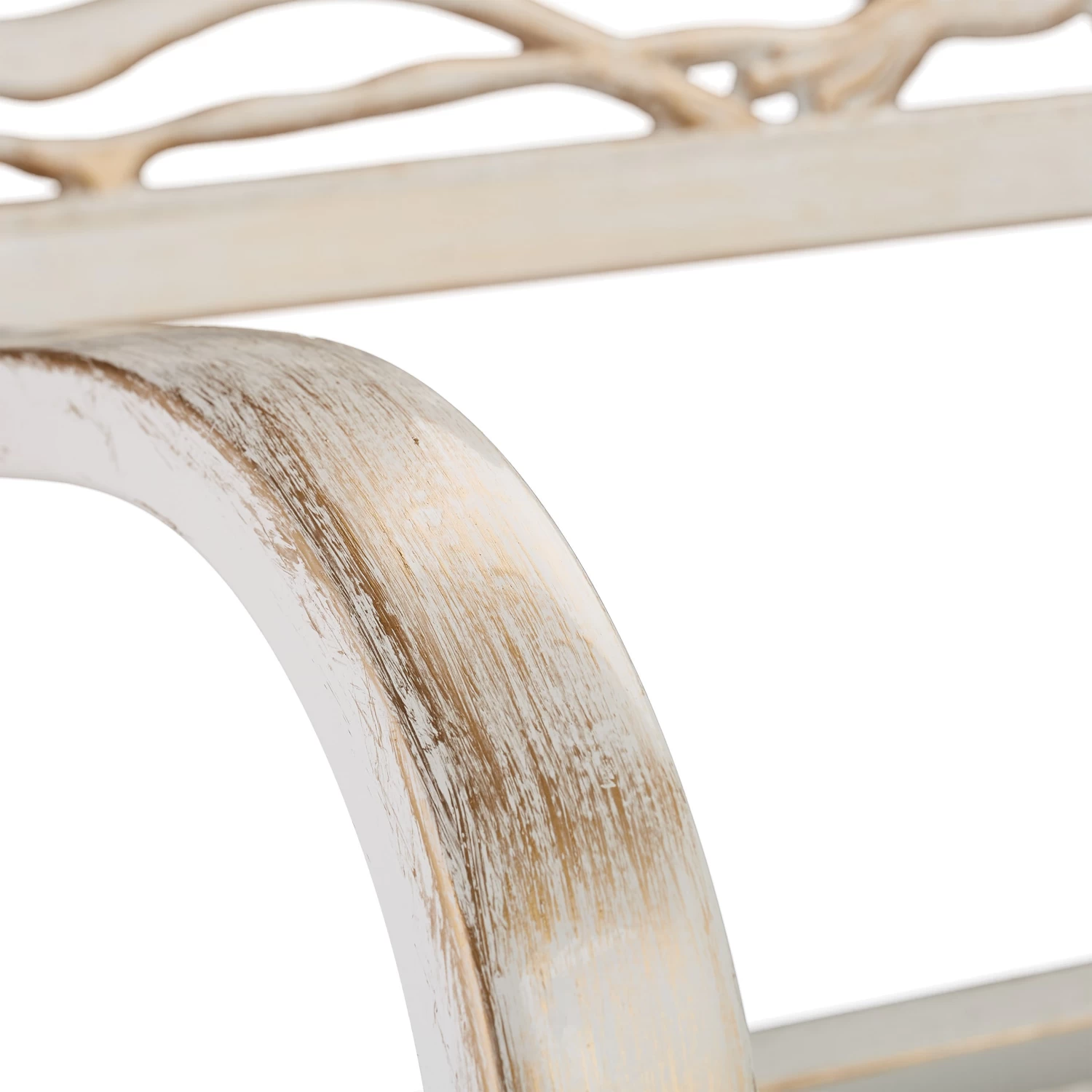 Gartenbank 2 Sitzer In Weiß-Bronze 7 Gartenbank 2 Sitzer In Weiß-Bronze – Bild 7