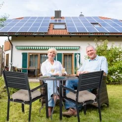 Gartentisch In Grau - (H)75 X Ø 80 Cm -Relaxdays relaxdays gartentisch in grau h 75 x o 80 cm 2