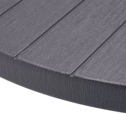 Gartentisch In Grau - (H)75 X Ø 80 Cm -Relaxdays relaxdays gartentisch in grau h 75 x o 80 cm 5