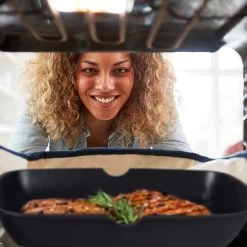 Grillfpanne In Schwarz - (B)29 X (T)29 Cm -Relaxdays relaxdays grillfpanne in schwarz b 29 x t 29 cm 2