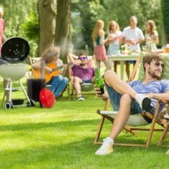 Gulaschkanone In Schwarz/ Rot -Relaxdays relaxdays gulaschkanone in schwarz rot 2