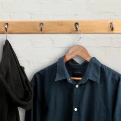 Hakenleiste 6 Haken In Natur -Relaxdays relaxdays hakenleiste 6 haken in natur 4