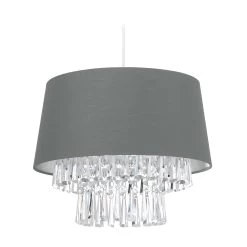 Hängelampe In Grau- (H)130 X Ø 32 Cm 15 Hängelampe In Grau- (H)130 X Ø 32 Cm -Relaxdays relaxdays hangelampe in grau h 130 x o 32 cm 7