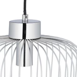 Hängelampe In Silber - Ø 29 Cm -Relaxdays relaxdays hangelampe in silber o 29 cm 6