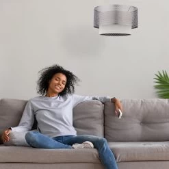 Hängelampe In Silber - Ø 40,5 Cm 12 Hängelampe In Silber - Ø 40,5 Cm -Relaxdays relaxdays hangelampe in silber o 40 5 cm 4