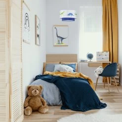 Hängelampe In Weiß/Blau - Ø 30 Cm -Relaxdays relaxdays hangelampe in weiss blau o 30 cm 2