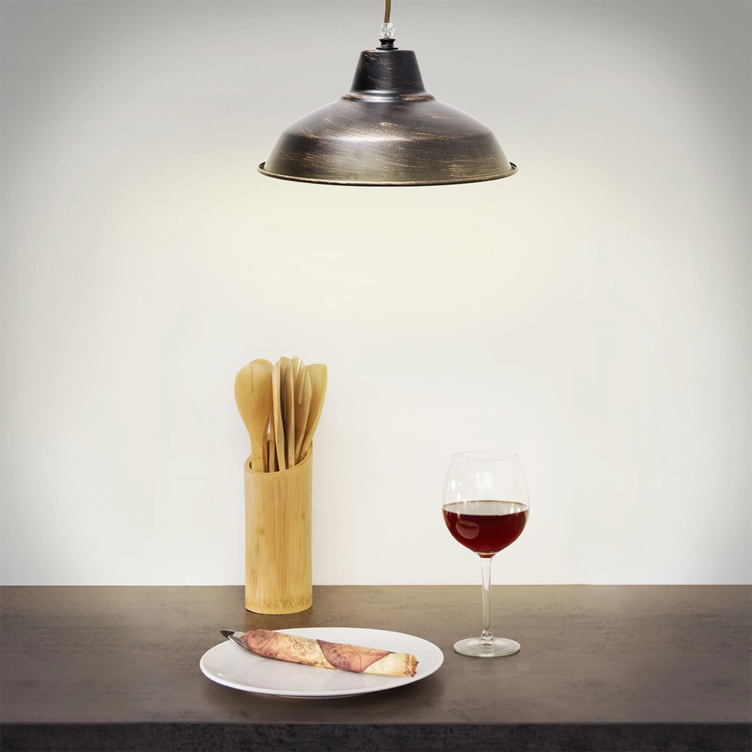 Hängeleuchte In Anthrazit - (H)117 X Ø27,5 Cm 2 Hängeleuchte In Anthrazit - (H)117 X Ø27,5 Cm – Bild 2