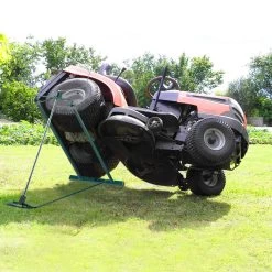 Hebevorrichtung Rasentraktor In Grün -Relaxdays relaxdays hebevorrichtung rasentraktor in grun 2