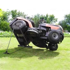 Hebevorrichtung Rasentraktor In Schwarz -Relaxdays relaxdays hebevorrichtung rasentraktor in schwarz 2