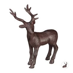 Hirsch Figur In Braun - Größe L