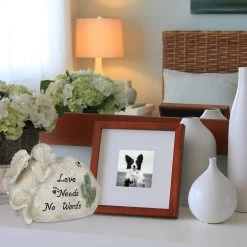 Hunde-Grabschmuck In Creme - (B)20 X (H)14,5 X (T)8 Cm -Relaxdays relaxdays hunde grabschmuck in creme b 20 x h 14 5 x t 8 cm 4