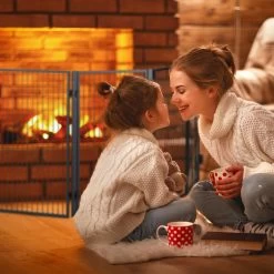 Kaminschutzgitter In Schwarz -Relaxdays relaxdays kaminschutzgitter in schwarz 2