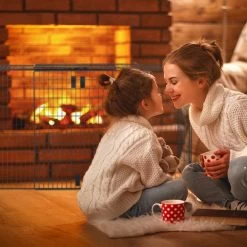 Kaminschutzgitter In Schwarz - (B)160 Cm -Relaxdays relaxdays kaminschutzgitter in schwarz b 160 cm 2