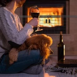 Kaminschutzgitter In Schwarz - (B)160 Cm -Relaxdays relaxdays kaminschutzgitter in schwarz b 160 cm 5