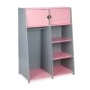 Kindergarderobe In Rosa/ Grau - (B)90 X (H)120 X (T)48 Cm