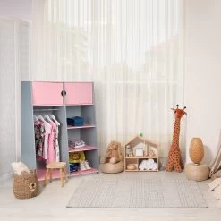Kindergarderobe In Rosa/ Grau - (B)90 X (H)120 X (T)48 Cm 12 Kindergarderobe In Rosa/ Grau - (B)90 X (H)120 X (T)48 Cm -Relaxdays relaxdays kindergarderobe in rosa grau b 90 x h 120 x t 48 cm 4