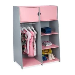 Kindergarderobe In Rosa/ Grau - (B)90 X (H)120 X (T)48 Cm 15 Kindergarderobe In Rosa/ Grau - (B)90 X (H)120 X (T)48 Cm -Relaxdays relaxdays kindergarderobe in rosa grau b 90 x h 120 x t 48 cm 7