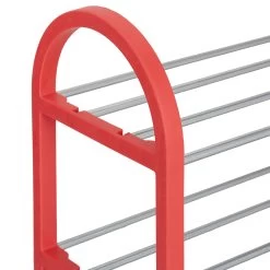 Kinderschuhregal In Rot - (B)57,5 X (H)70 X (T)18,5 Cm -Relaxdays relaxdays kinderschuhregal in rot b 57 5 x h 70 x t 18 5 cm 5