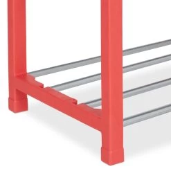 Kinderschuhregal In Rot - (B)57,5 X (H)70 X (T)18,5 Cm -Relaxdays relaxdays kinderschuhregal in rot b 57 5 x h 70 x t 18 5 cm 6