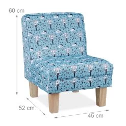 Kindersessel In Hellblau - (B)45 X (H)60 X (T)52 Cm -Relaxdays relaxdays kindersessel in hellblau b 45 x h 60 x t 52 cm 3