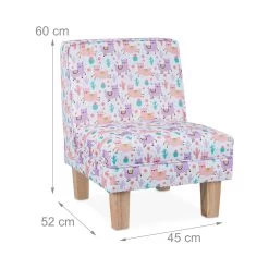 Kindersessel "Lama" In Mehrfarbig - (B)45 X (H)60 X (T)52 Cm -Relaxdays relaxdays kindersessel lama in mehrfarbig b 45 x h 60 x t 52 cm 3