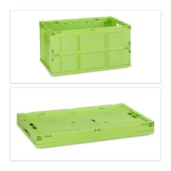 Klappbox In Grün - (B)58,5 X (H)31,5 X (T)40 Cm