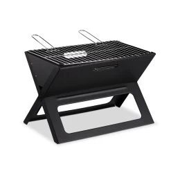 Klappgrill In Schwarz - (B)45,5x (H)30 X (T)30 Cm