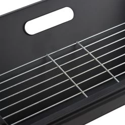 Klappgrill In Schwarz - (B)45,5x (H)30 X (T)30 Cm -Relaxdays relaxdays klappgrill in schwarz b 45 5x h 30 x t 30 cm 6