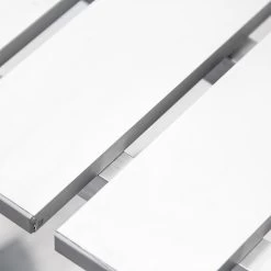 Klapptisch In Silber - (B)49,5 X (H)61 X (T)47,5 Cm -Relaxdays relaxdays klapptisch in silber b 49 5 x h 61 x t 47 5 cm 4