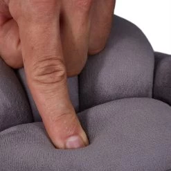 Knotenkissen In Dunkelgrau - Ø 25 Cm 14 Knotenkissen In Dunkelgrau - Ø 25 Cm -Relaxdays relaxdays knotenkissen in dunkelgrau o 25 cm 6