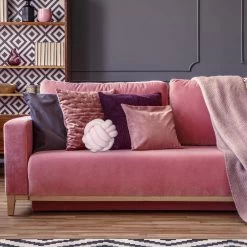 Knotenkissen In Mint - Ø 25 Cm -Relaxdays relaxdays knotenkissen in mint o 25 cm 4