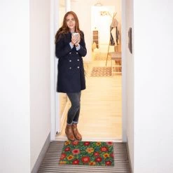 Kokosfußmatte In Bunt - 60 X 40 Cm -Relaxdays relaxdays kokosfussmatte in bunt 60 x 40 cm 2